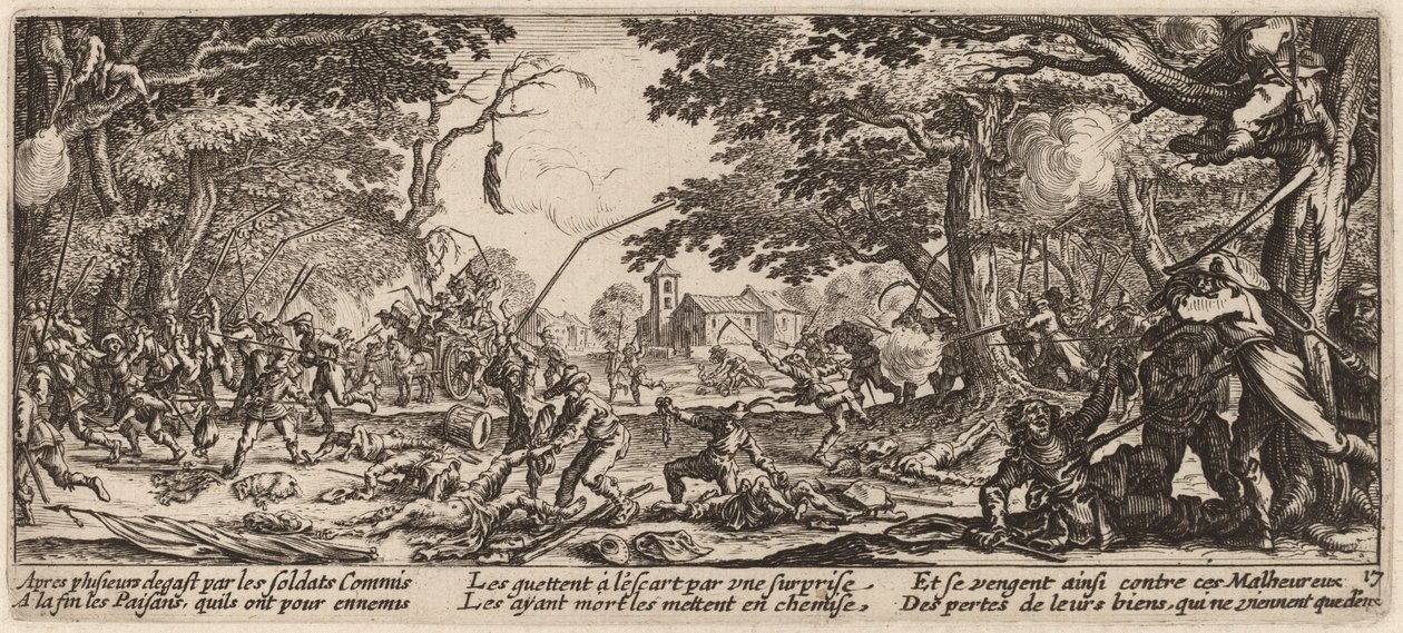 I Contadini si Vendicano da Gerrit van Schagen after Jacques Callot