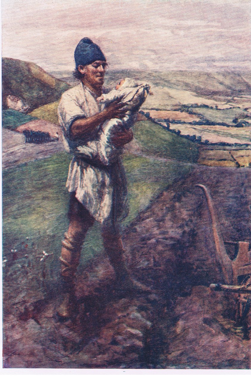 "In un solco nel campo il contadino ti trovò", Storie dalla Regina delle Fate pubblicate da George Harrap and Company da Gertrude E. Demain (after) Hammond