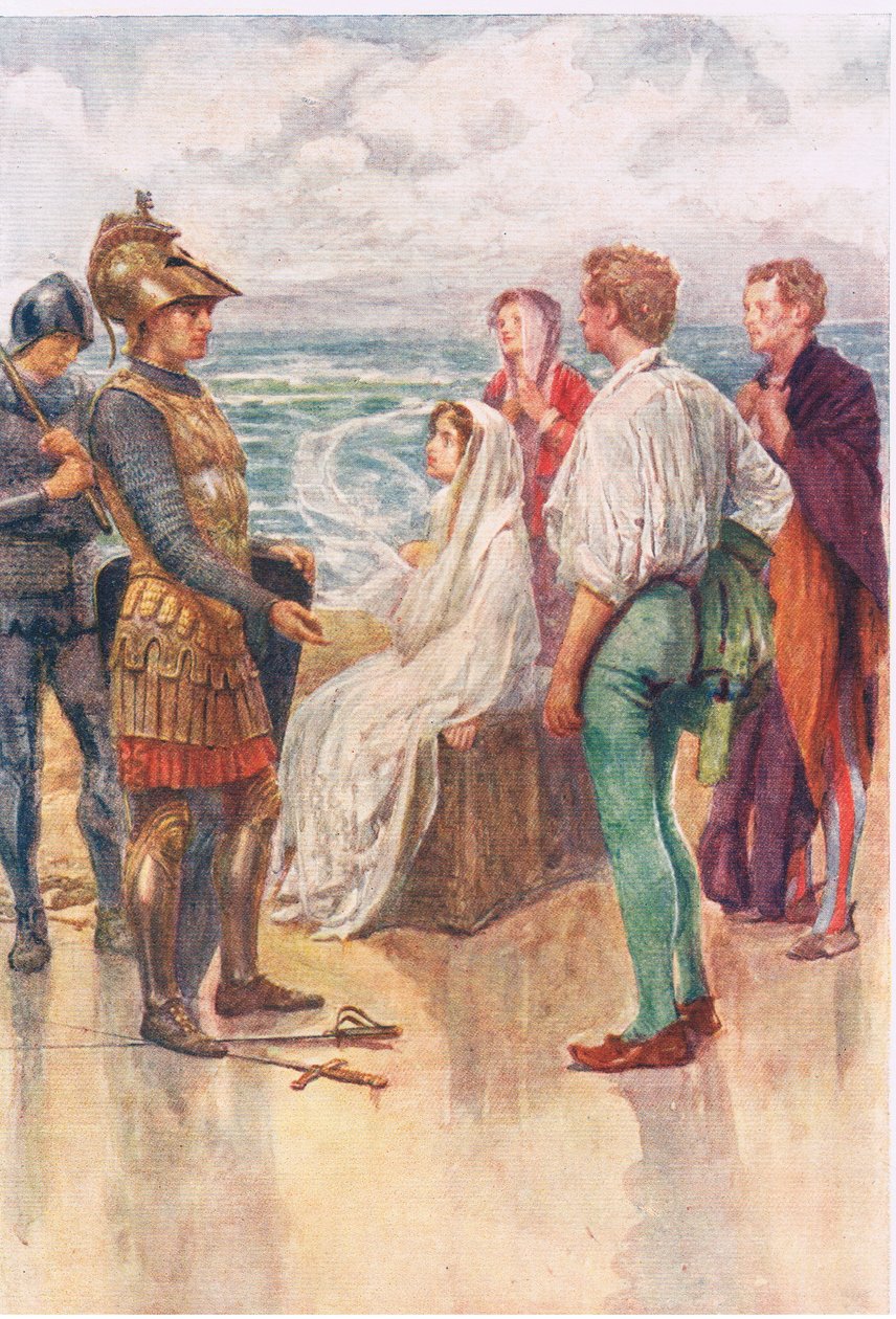 Il giudizio di Artegall, Storie dalla Faerie Queen pubblicate da George Harrap and Company da Gertrude E. Demain (after) Hammond