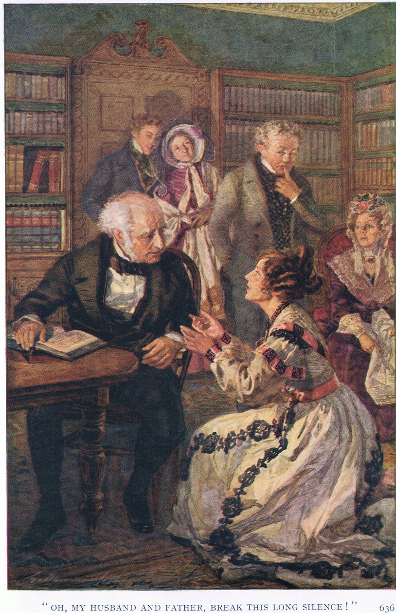 "Oh, mio marito e padre, rompi questo lungo silenzio!" da Gertrude E. Demain Hammond