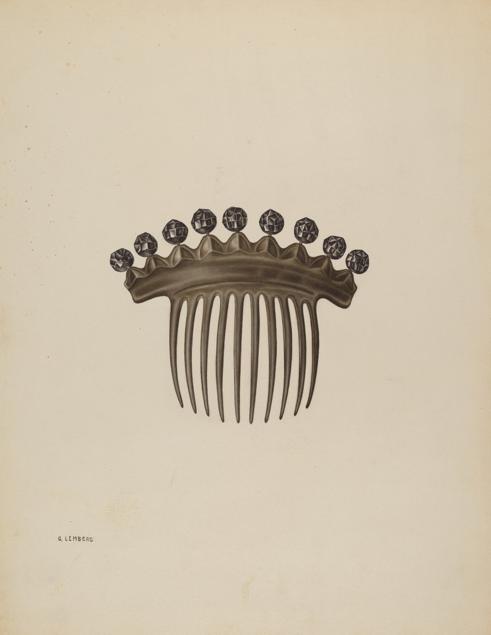 Pettine, c. 1939 da Gertrude Lemberg