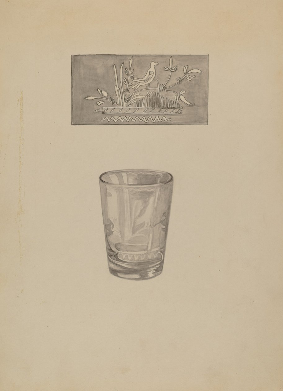 Bicchiere da whisky, 1935-1942 da Gertrude Lemberg