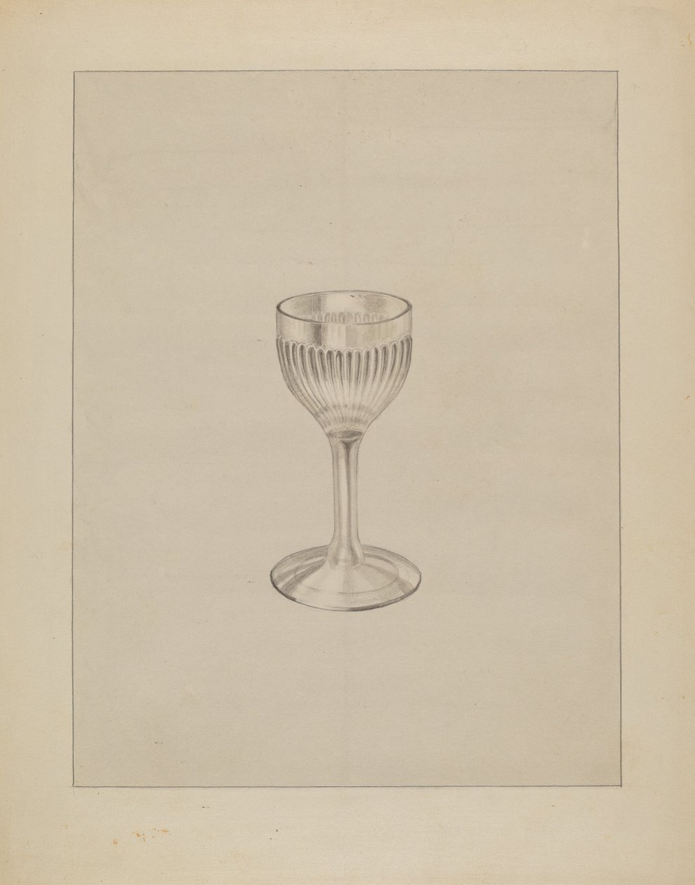 Bicchiere da vino, c. 1936 da Gertrude Lemberg