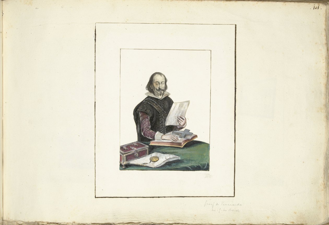 Ritratto del Conte di Peñaranda da Gesina ter Borch (possibly)