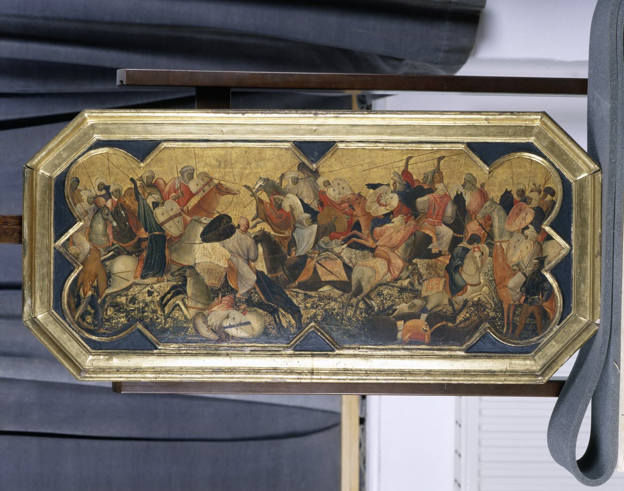 Scena di battaglia con cavalieri orientali da Gherardo Starnina