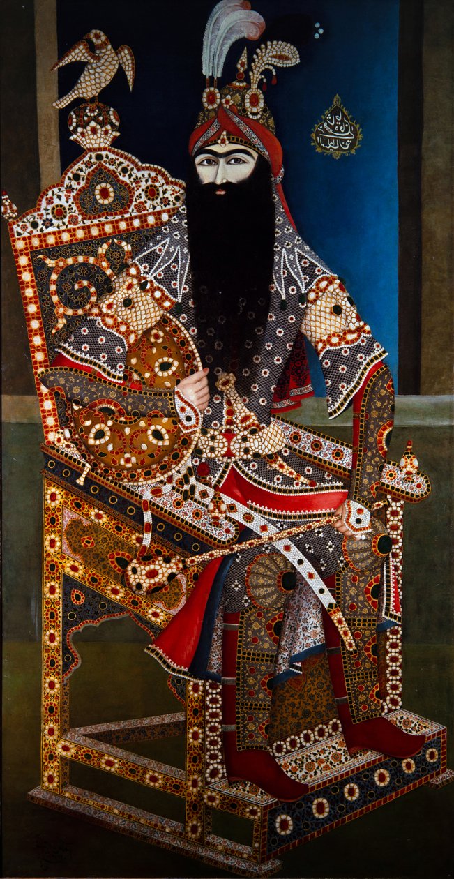 Fath-Ali Shah Qajar | Ghulan Asad Quajar | Stampa d'arte