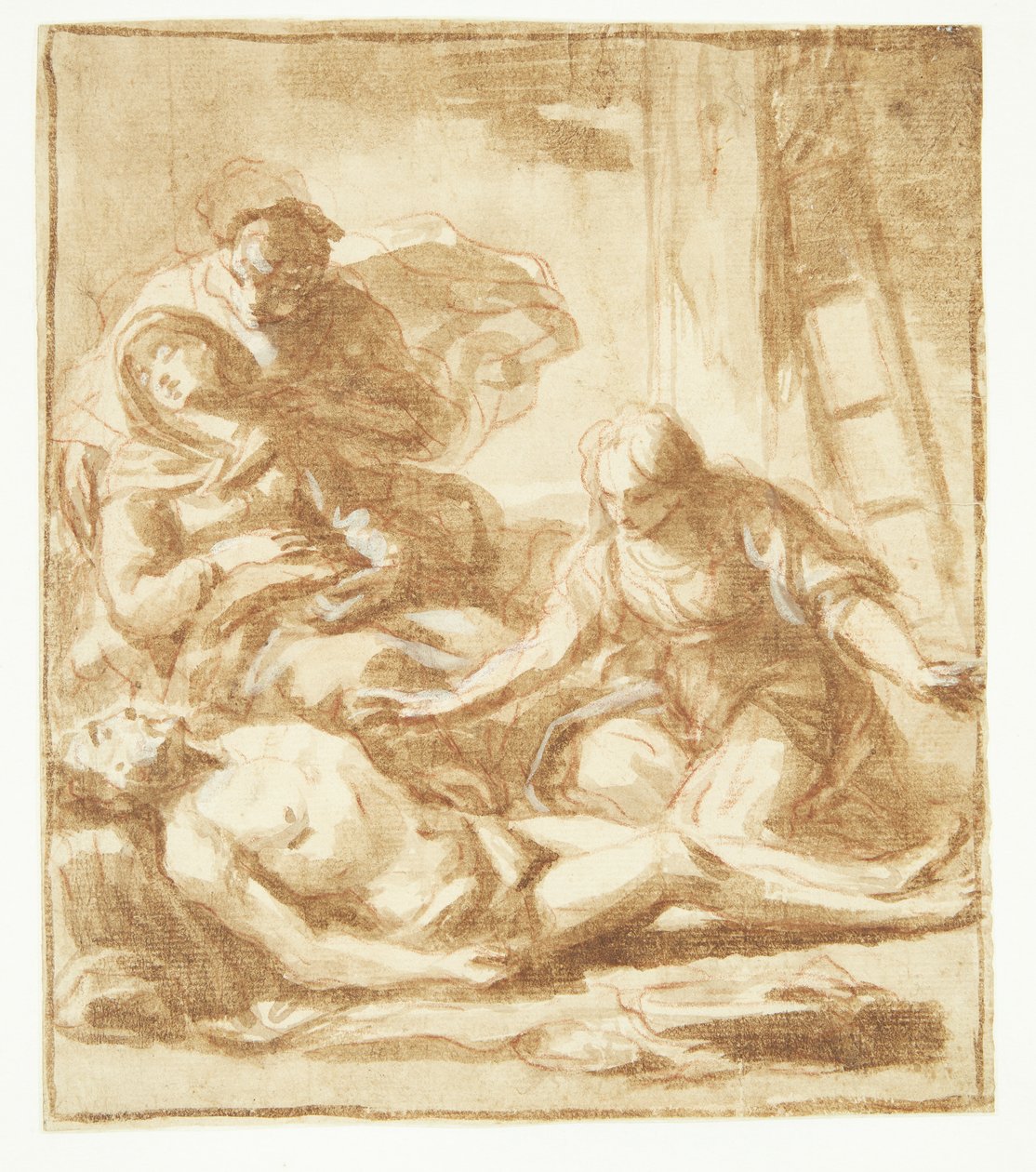 Il pianto sul corpo di Gesù da Giacinto Brandi