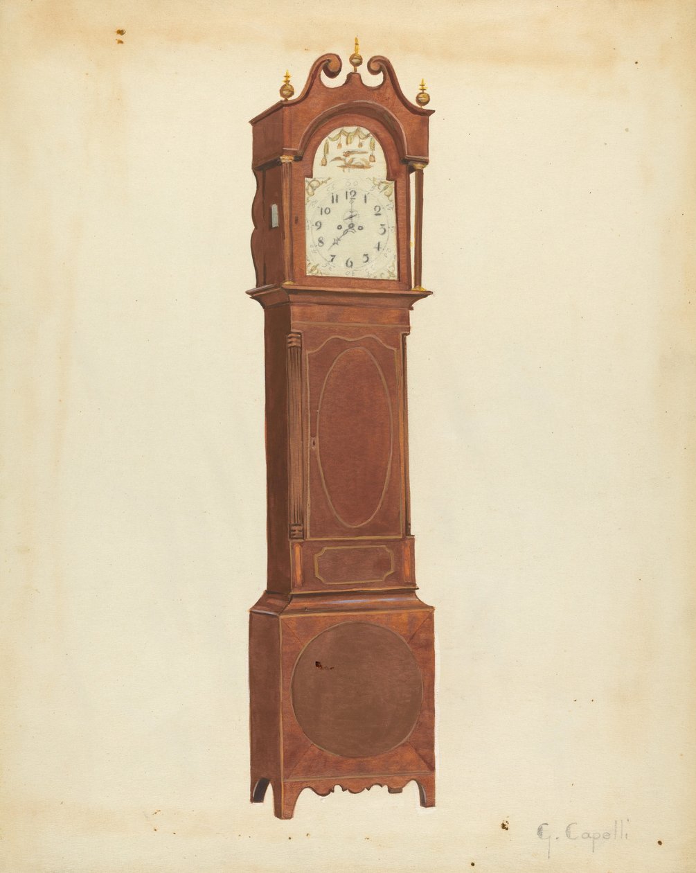 Orologio a pendolo da Giacinto Capelli