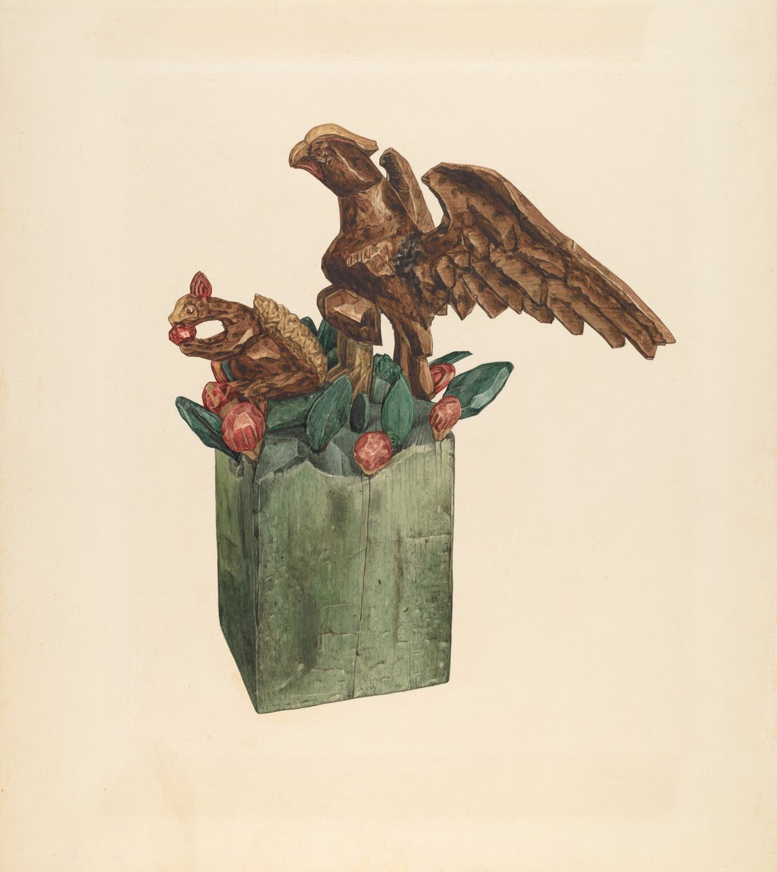 Scoiattolo e aquila da Giacinto Capelli