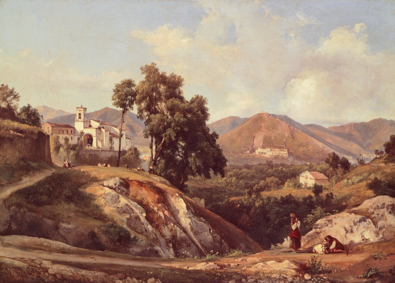 Paesaggio della regione Campania da Giacinto Gigante