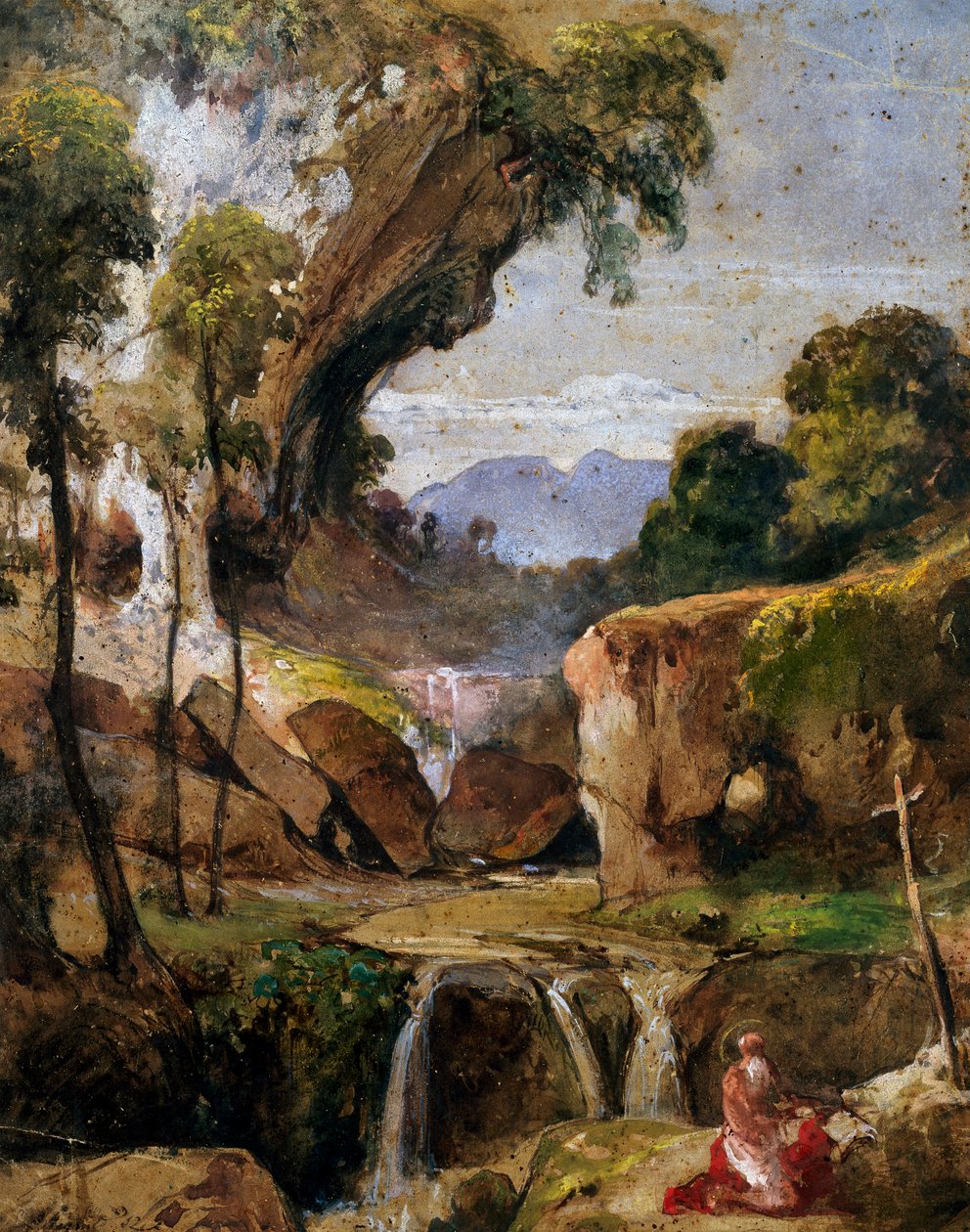Paesaggio con San Girolamo da Giacinto Gigante