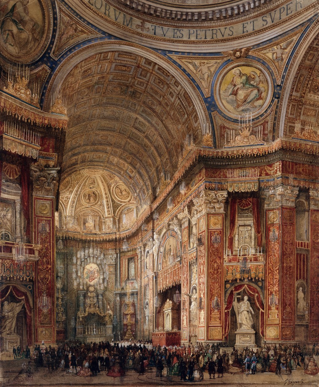 Basilica di San Pietro, Roma da Giacinto Gigante