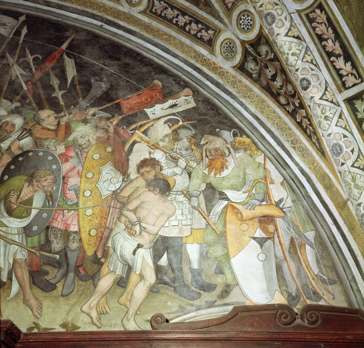 La Strada per il Calvario (dettaglio) da Giacomo Jaquerio
