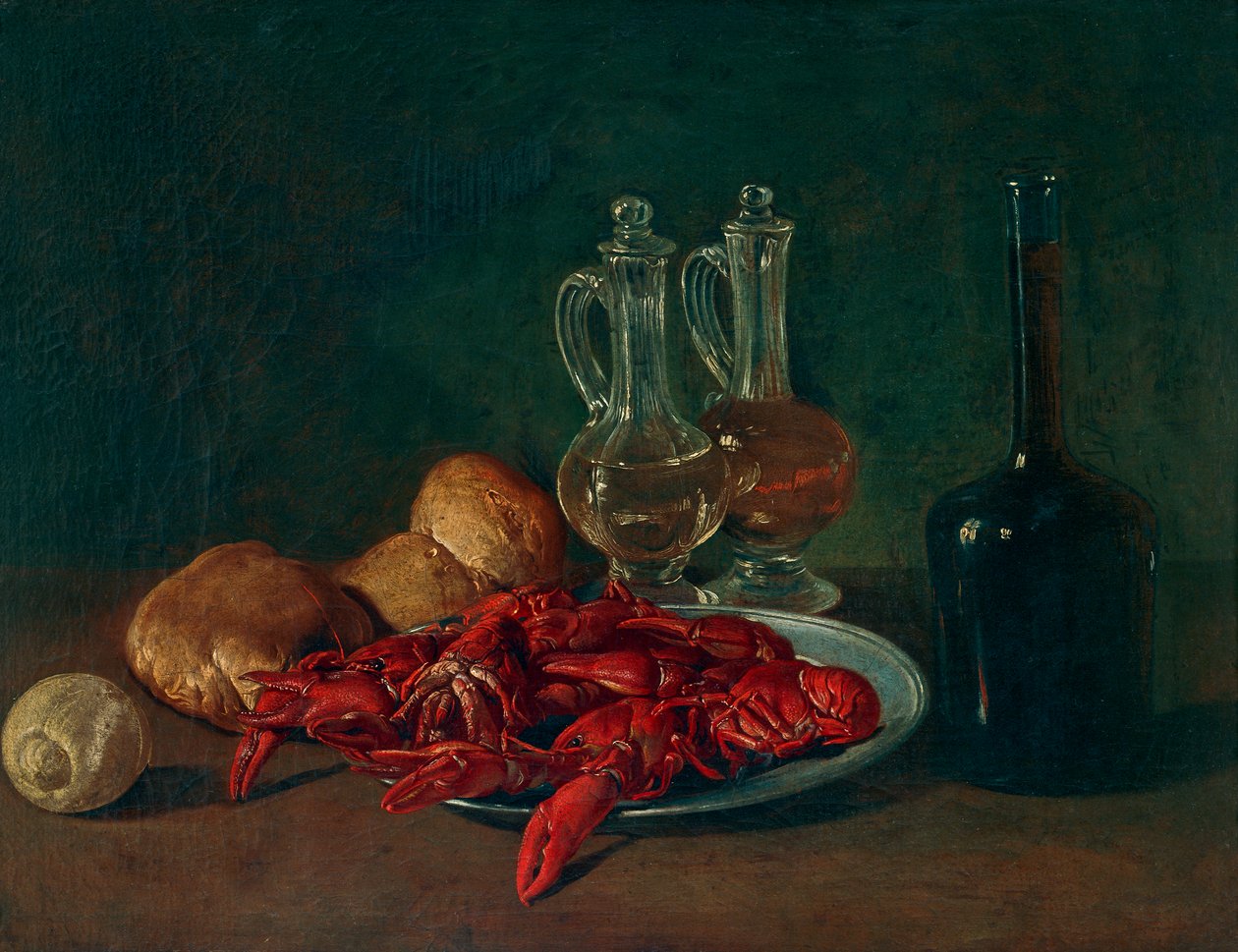 Gamberetti su un piatto da Giacomo Ceruti