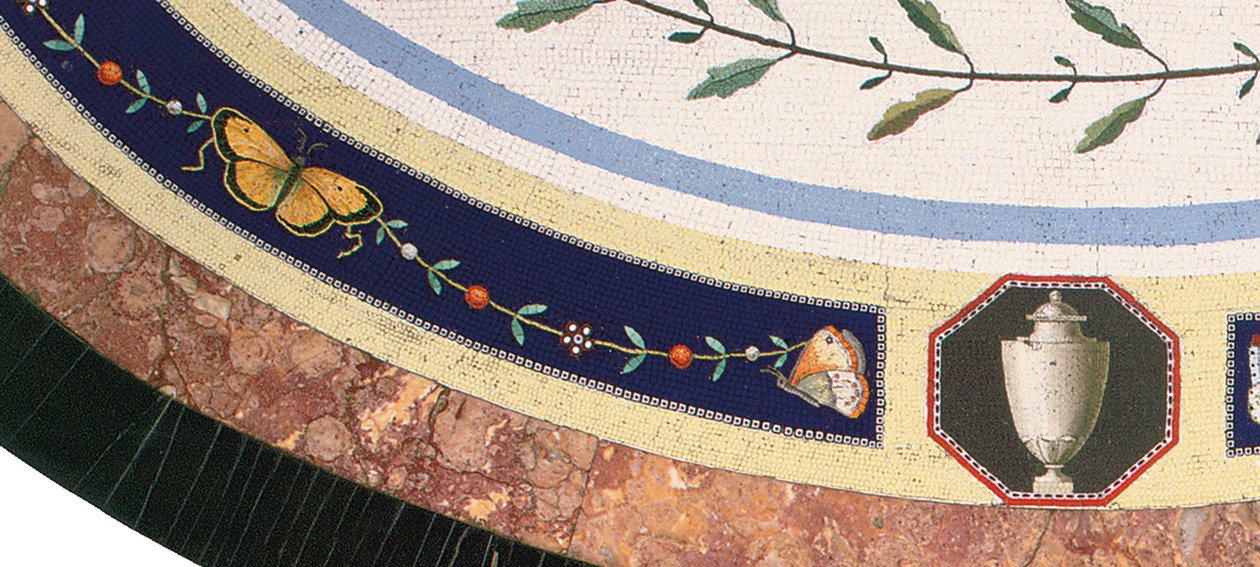 Tavolo a micromosaico, Roma, fine XVIII secolo da Giacomo (attr. to) Raffaelli