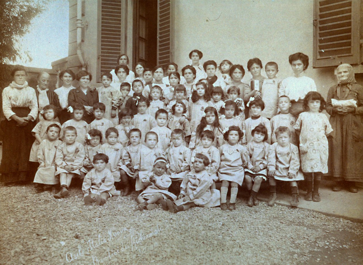 Bambini dei riservisti alla scuola materna 