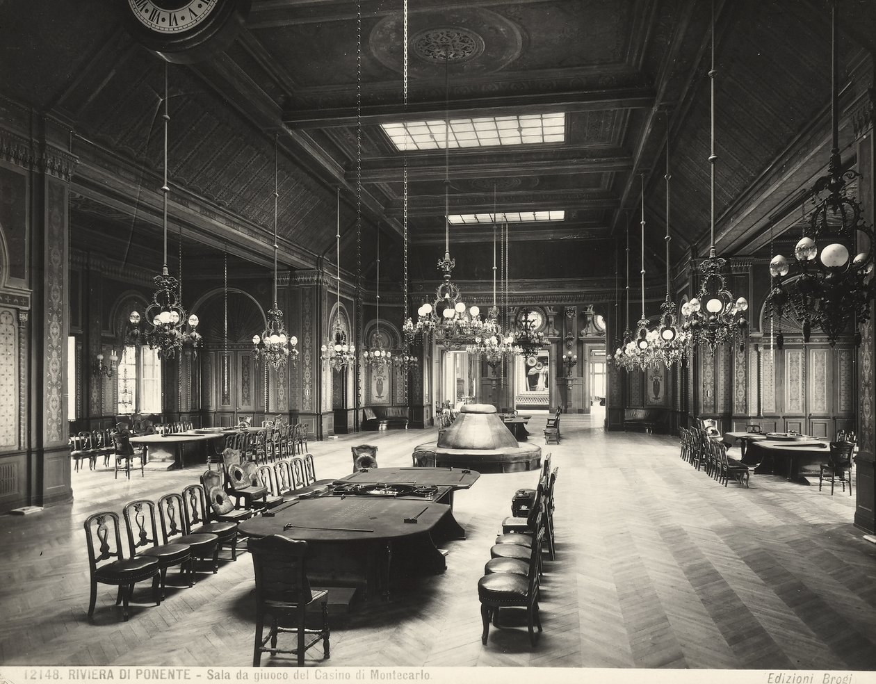 Sala da gioco, Casinò di Montecarlo, Monaco da Giacomo Brogi