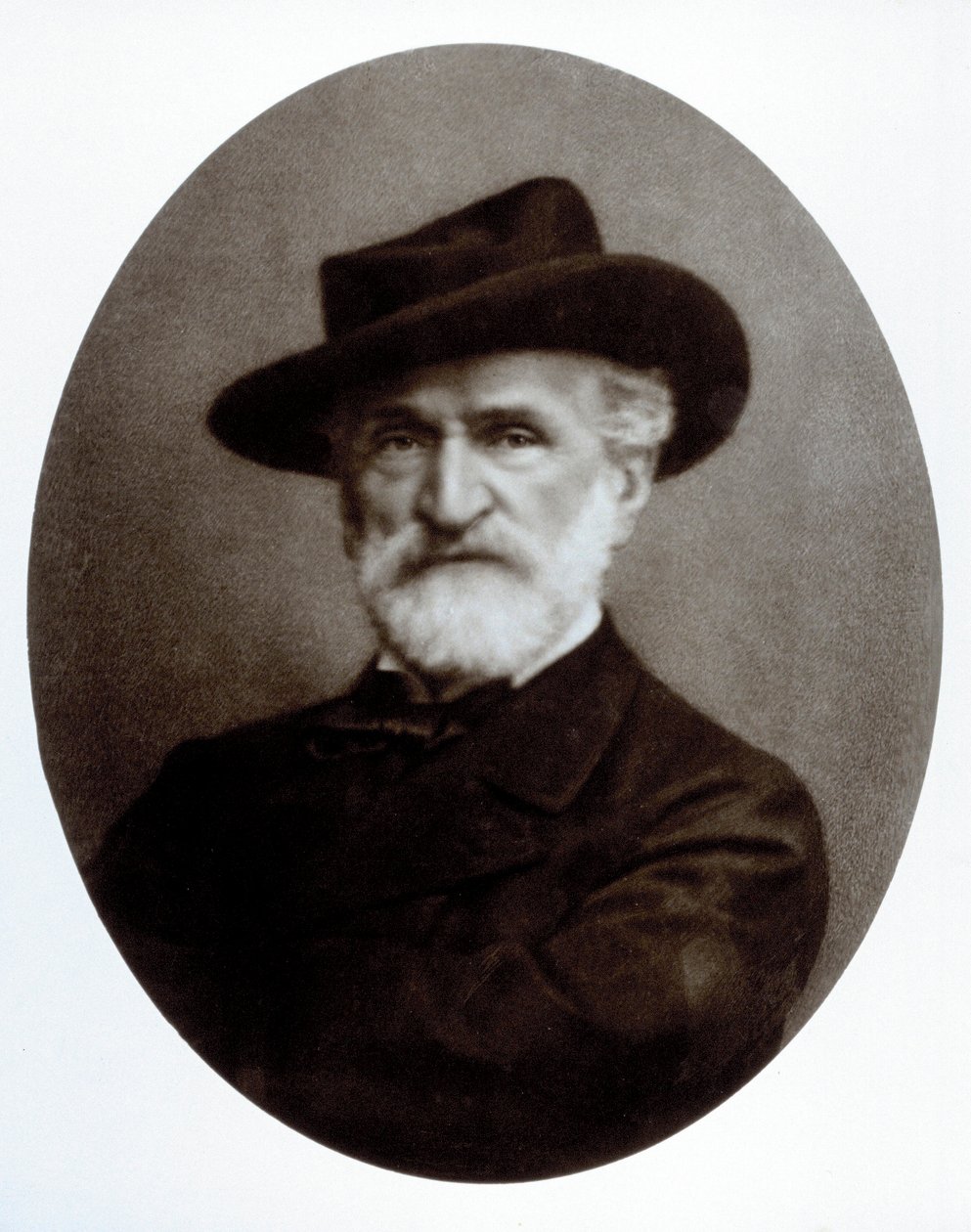 Ritratto di Giuseppe Verdi da Giacomo Brogi