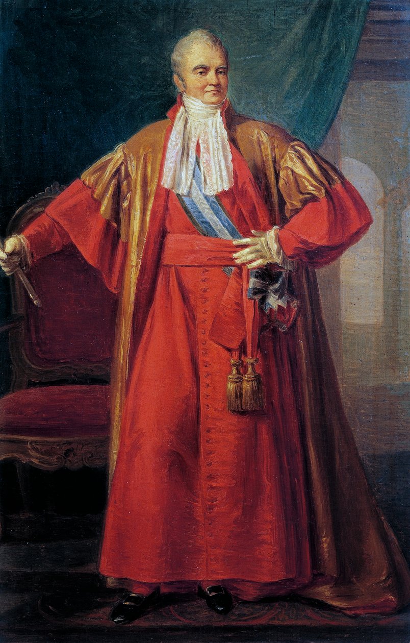 Ritratto di Paluzzo Altieri (1760-1834), principe, dipinto di Giacomo Conca (1785-1858) da Giacomo Conca