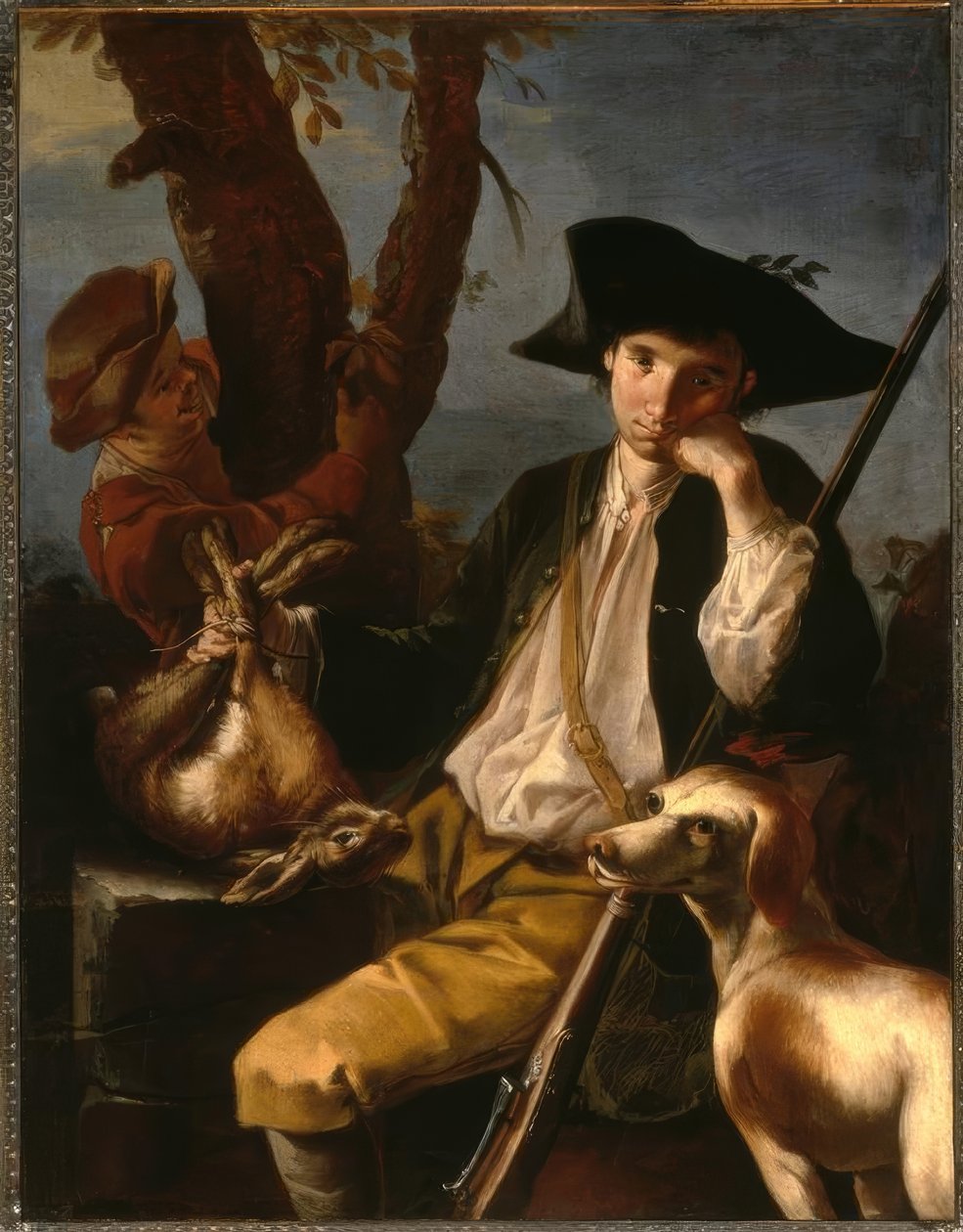 Il cacciatore a riposo da Giacomo Francesco Cipper