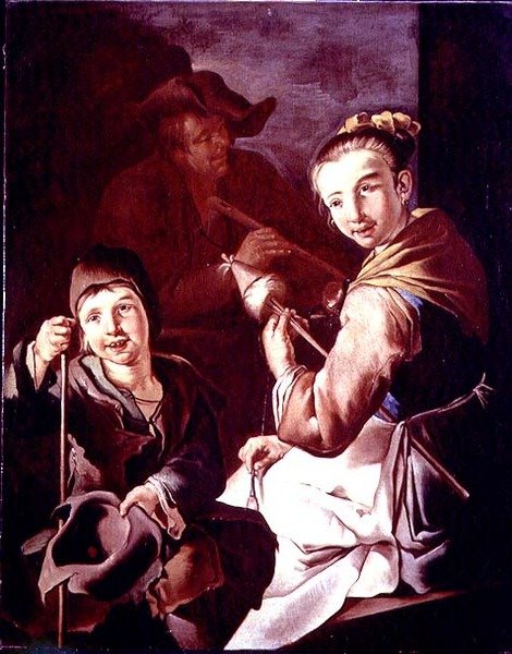 La filatrice da Giacomo Francesco Cipper