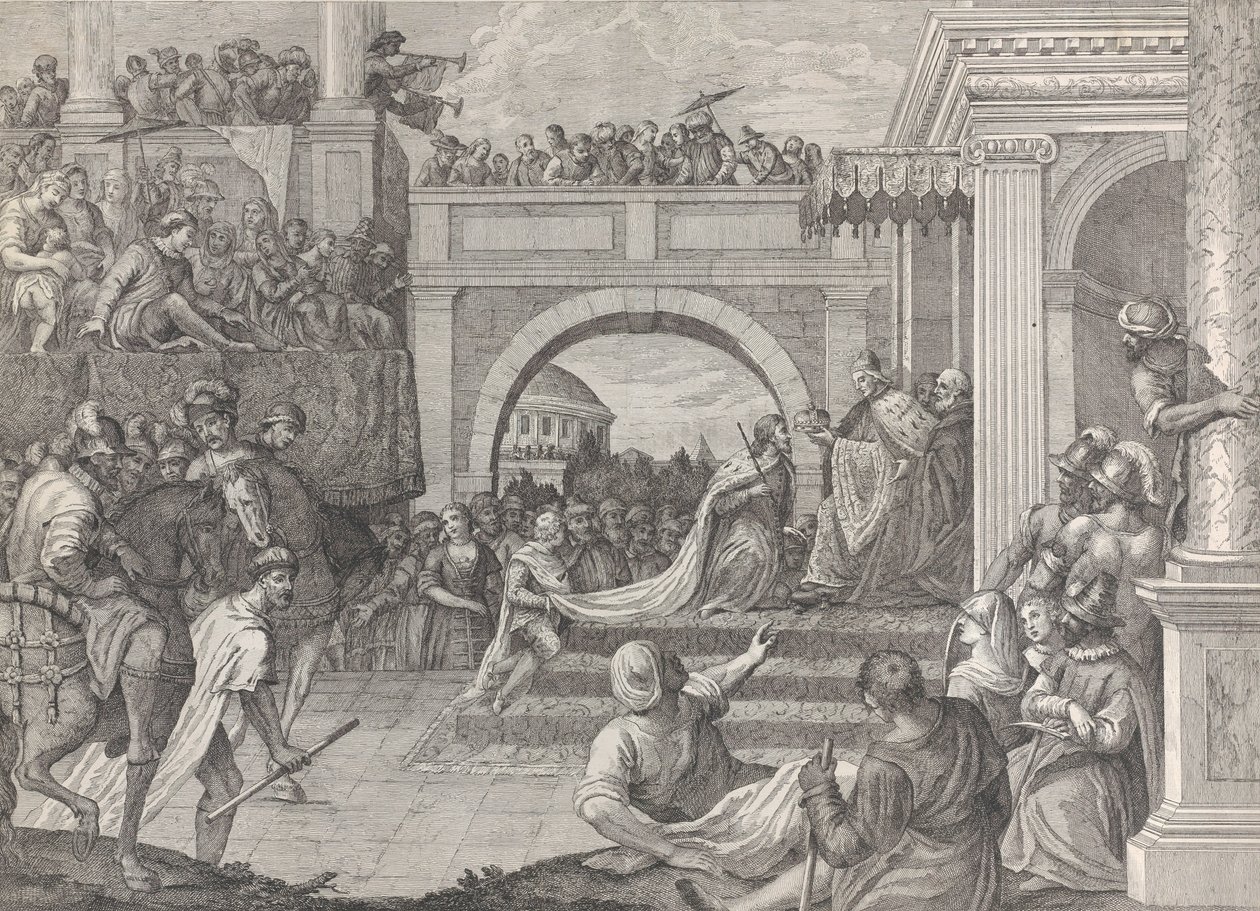 Il Doge Enrico Dandolo incorona Baldovino primo imperatore dell