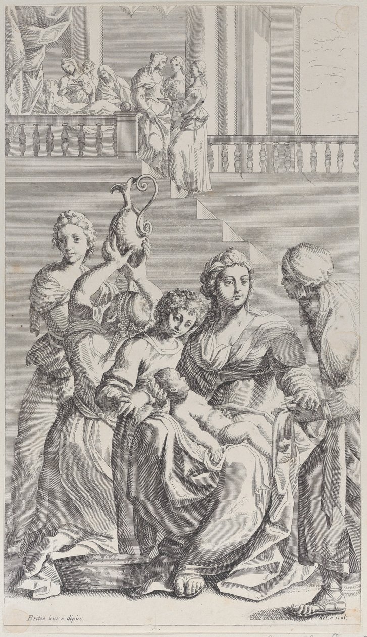 Nascita di San Benedetto, 1687-1717 da Giacomo Maria Giovannini