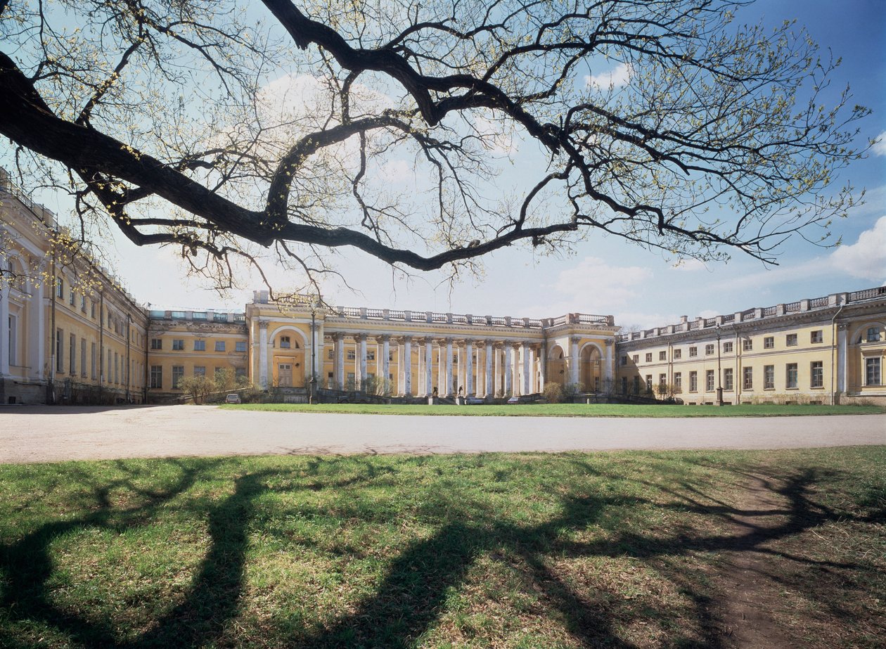 Il palazzo Alessandro a Tsarskoe Selo da Giacomo Quarenghi