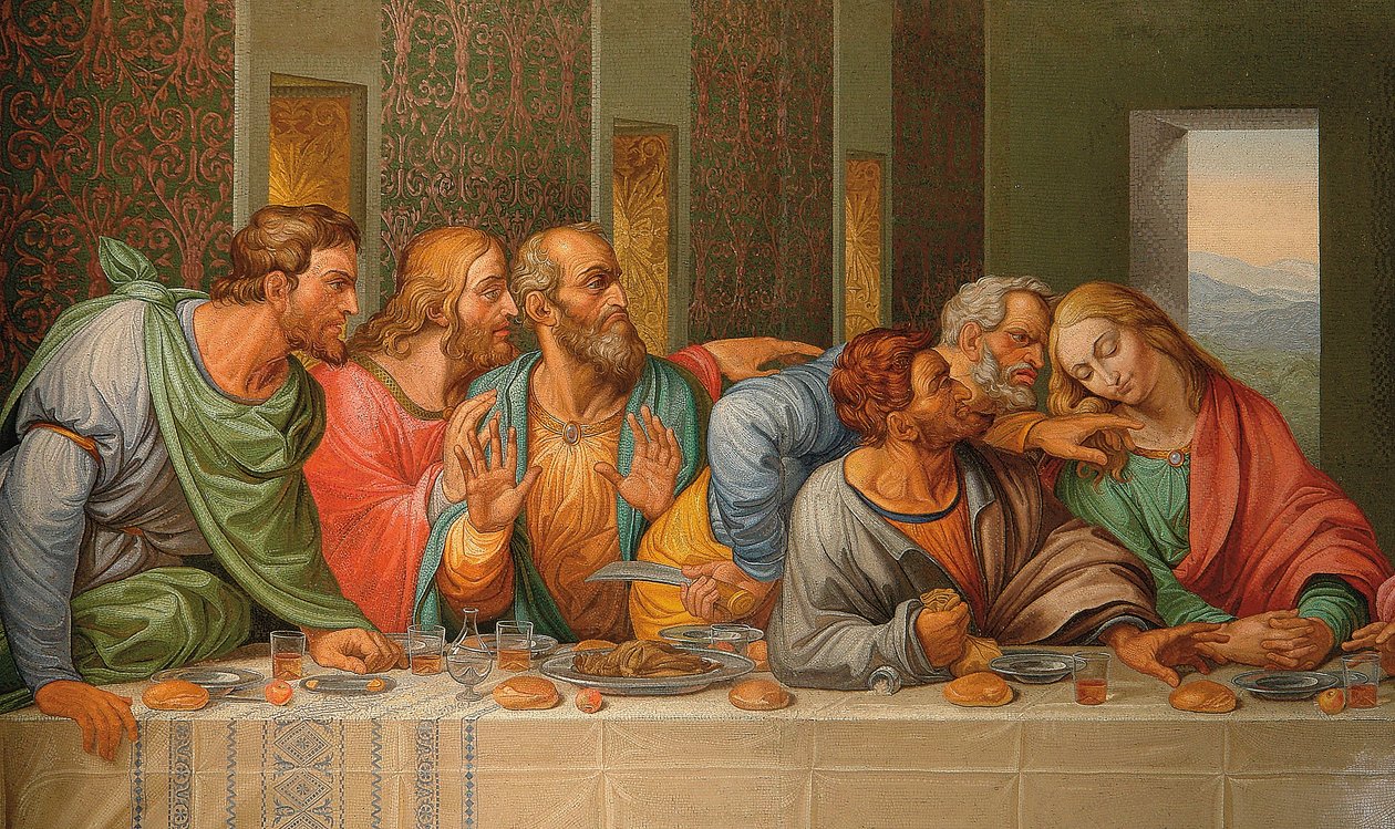 Tavolo in micromosaico, Roma, fine XVIII secolo da Giacomo Raffaelli