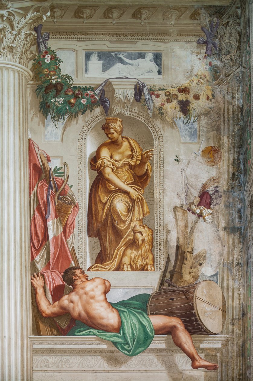 Clemency di Scipione, c.1565 (dettaglio) da Giambattista Zelotti