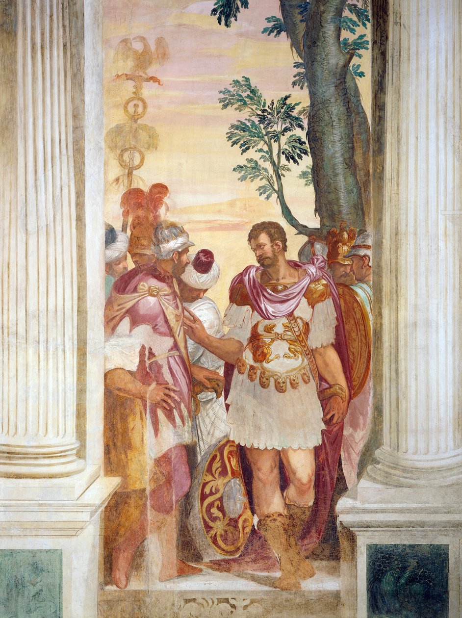 Masinissa arriva inaspettato da Giambattista Zelotti
