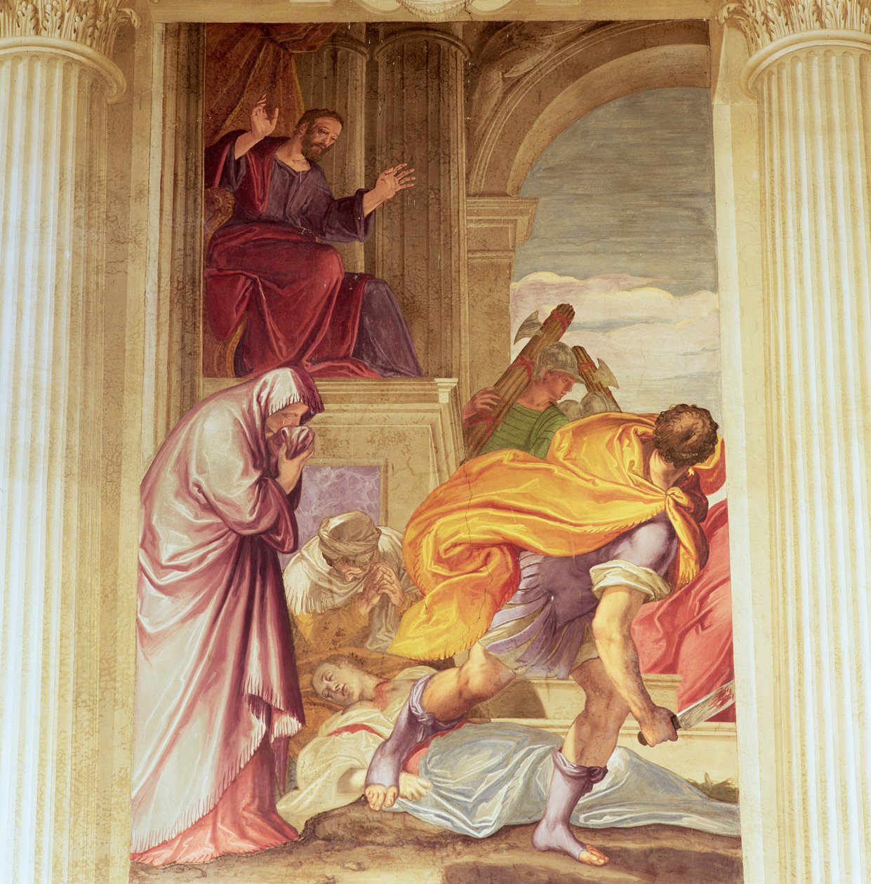 Omicidio della Vergine da Giambattista (1526 78) Zelotti