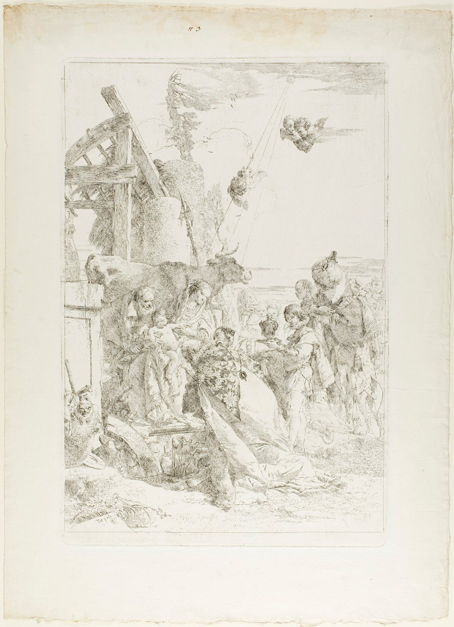 Adorazione dei Magi da Giambattista Tiepolo
