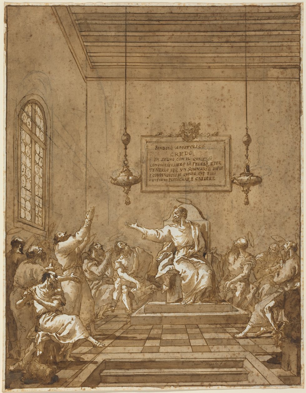 Il Credo degli Apostoli da Giambattista & Tiepolo Giandomenico (1727-1804) Tiepolo
