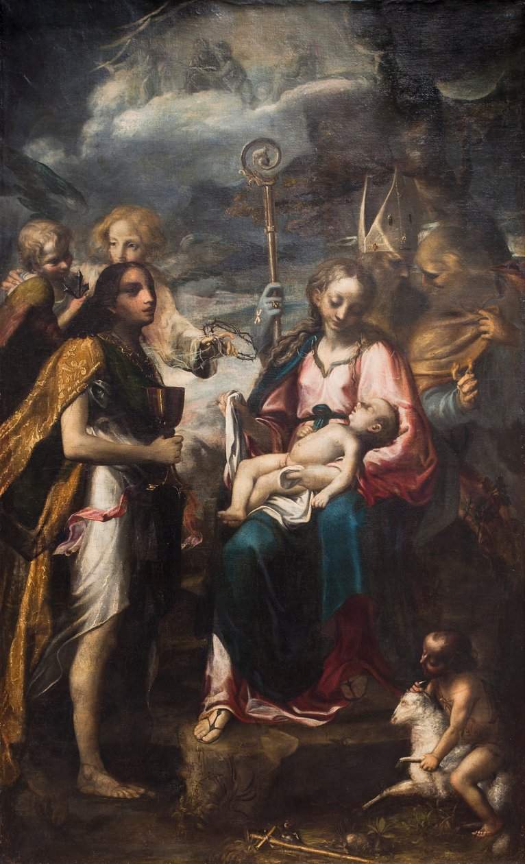 La Vergine e il Bambino e il mistero della Passione da Giambattista Tinti