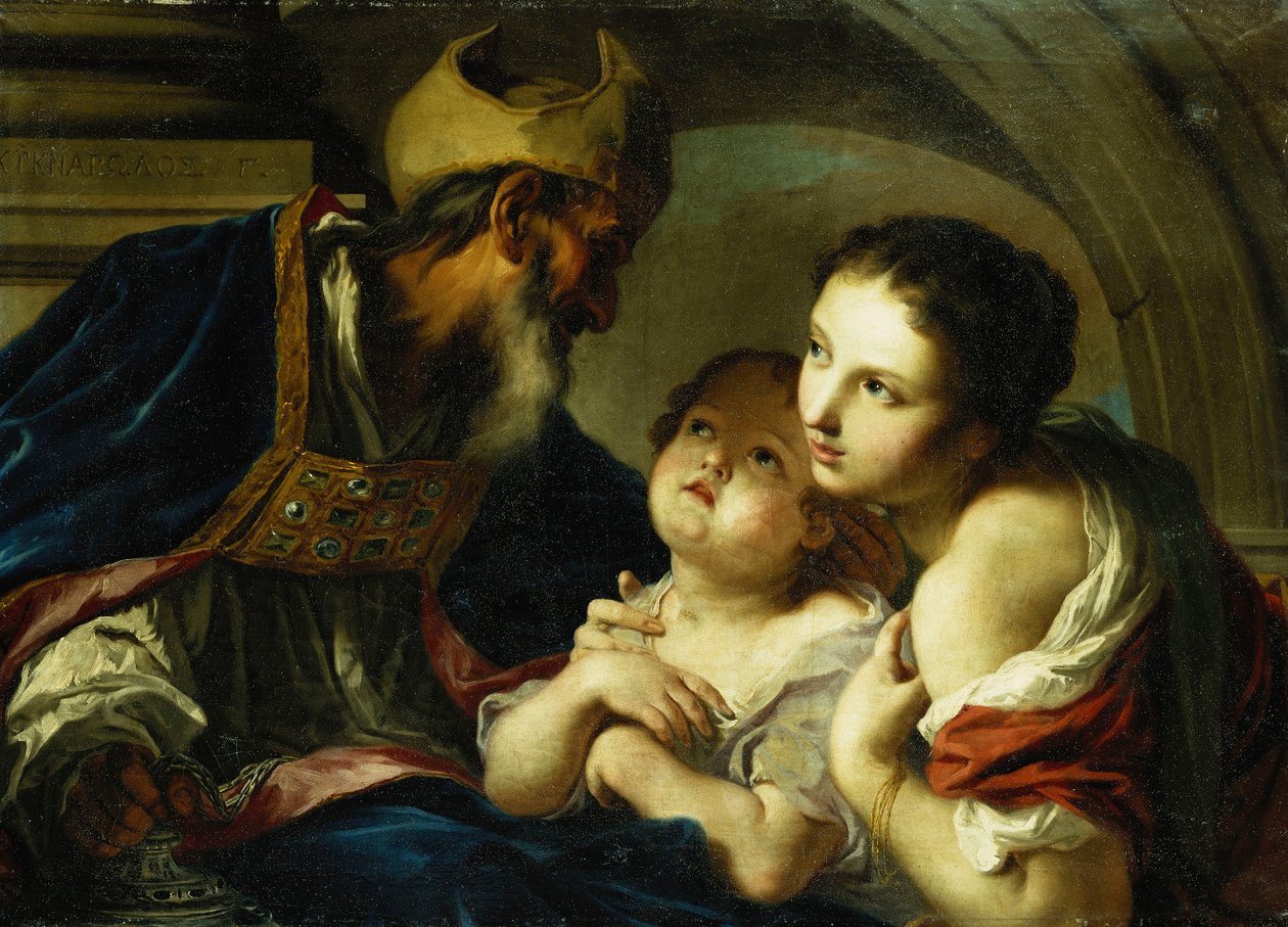 San Nicola di Bari con due bambini da Giambettino Cignaroli