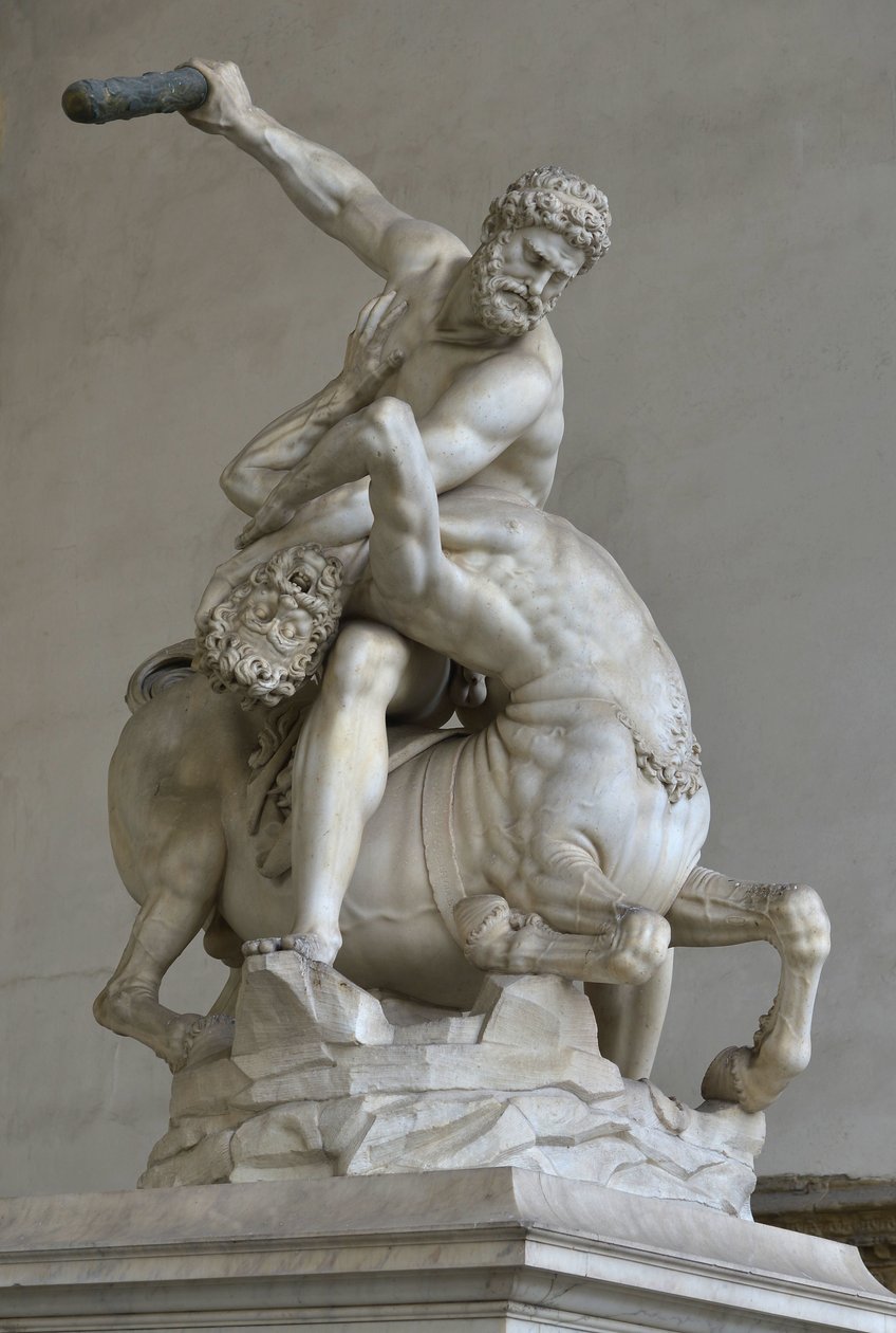 Ercole nella lotta contro il centauro Nesso da (after) Giambologna