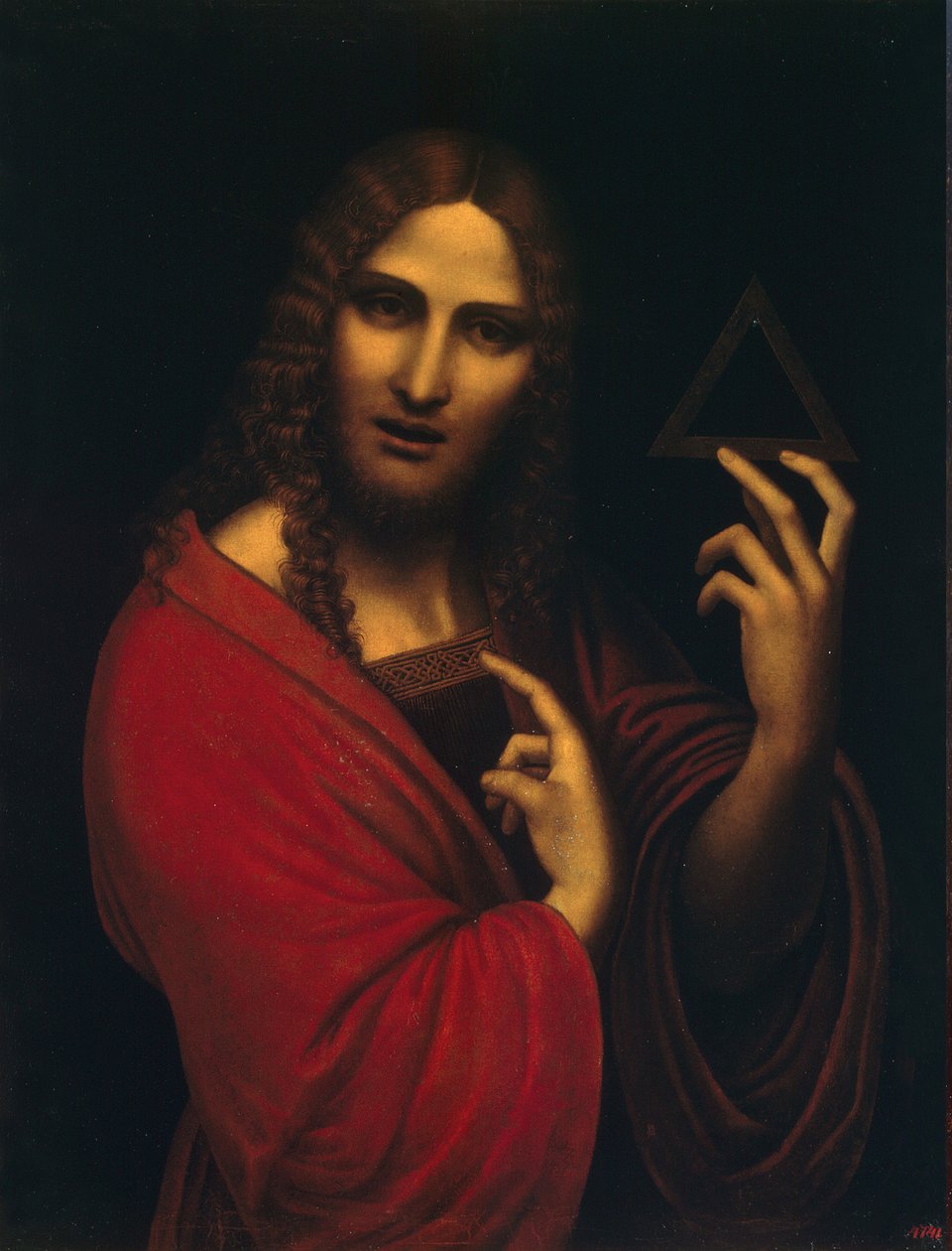 Cristo con il simbolo della Trinità, prima metà del XVI secolo da Giampietrino