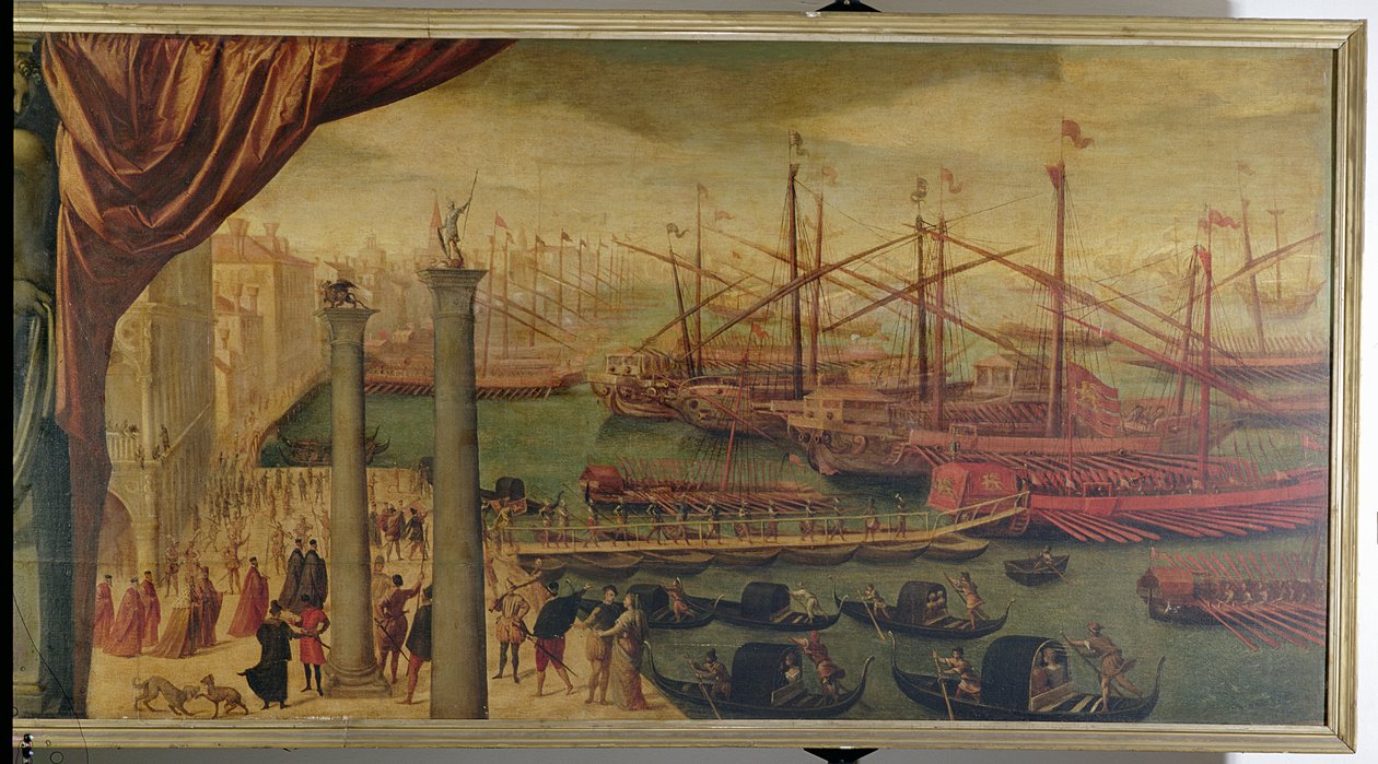 Reclutamento delle truppe veneziane sul Molo, c.1562 da Giovanni Battista Moroni