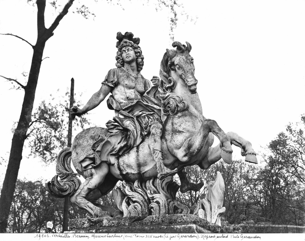 Statua equestre di Luigi XIV (1638-1715) da Gian Lorenzo Bernini