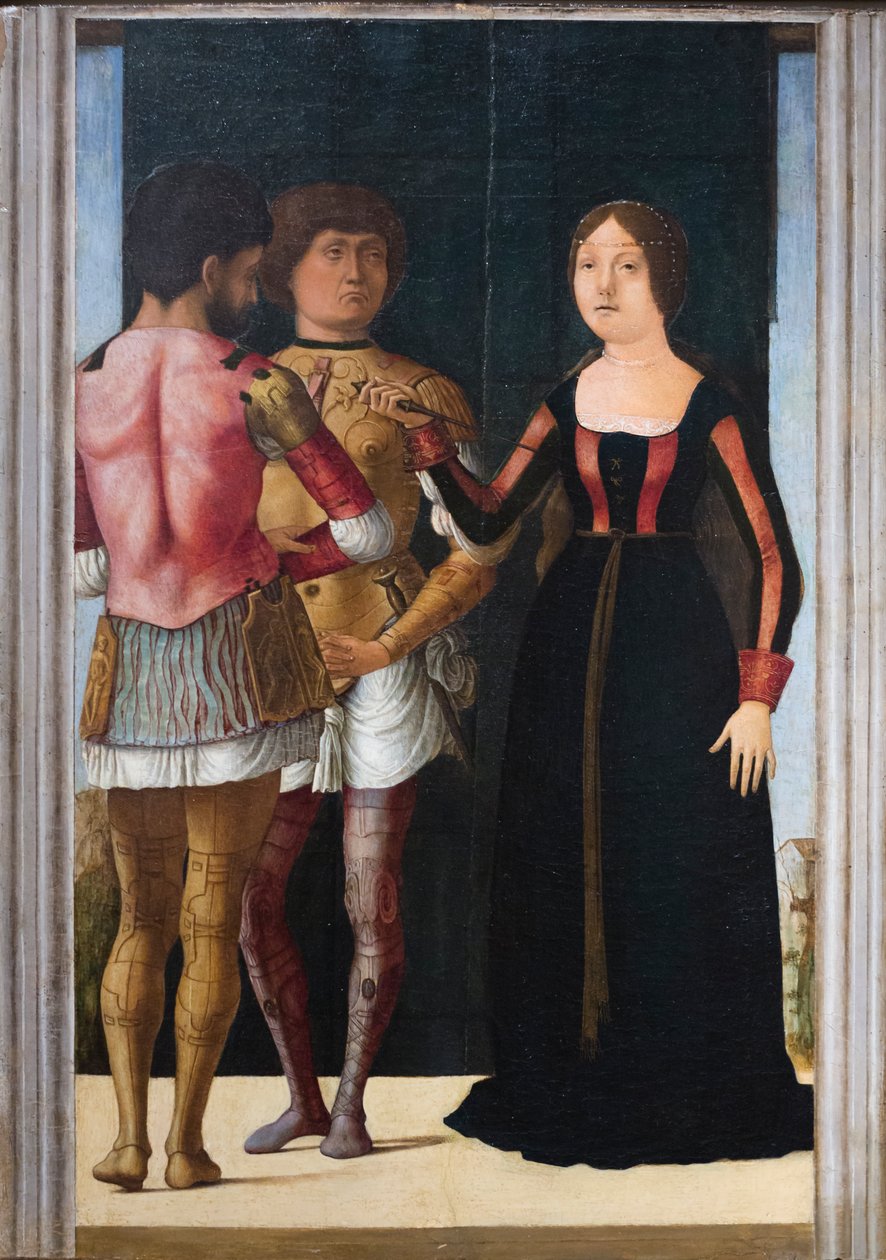 Bruto, Lucrezia e Collatino, c.1490 da Gian Francesco de