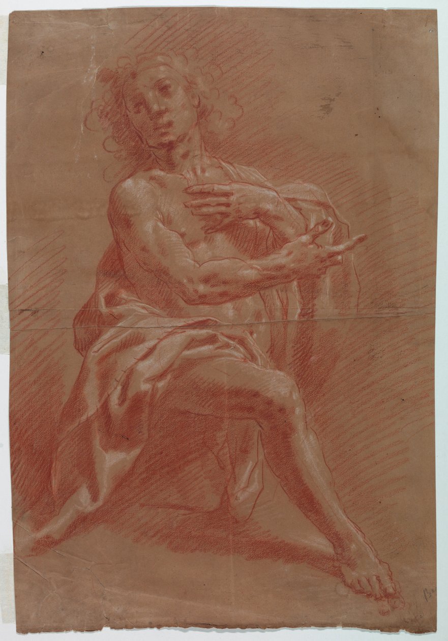 Uomo in ginocchio da Gian Giacomo Barbelli