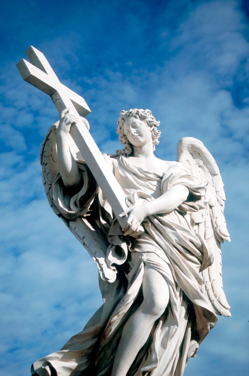 Angelo che porta una croce, dal Ponte Sant