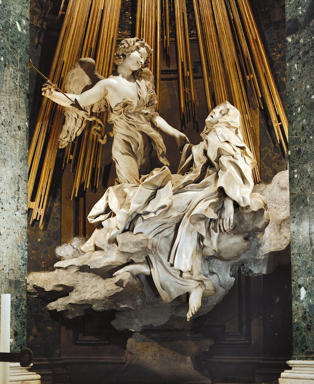 Italia, Roma, Chiesa di Santa Maria della Vittoria, Estasi di Santa Teresa d