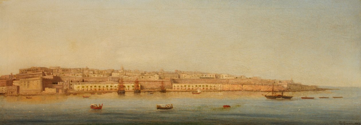 Grande Porto, Valletta, 1869 da Giancinto Gianni