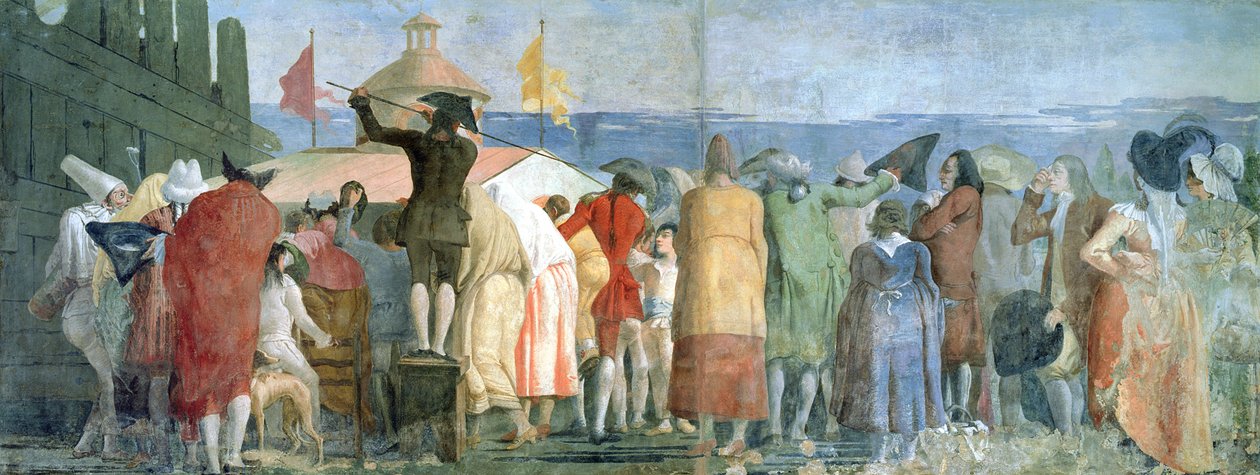 Il Nuovo Mondo, 1791-97 da Giovanni Domenico Tiepolo