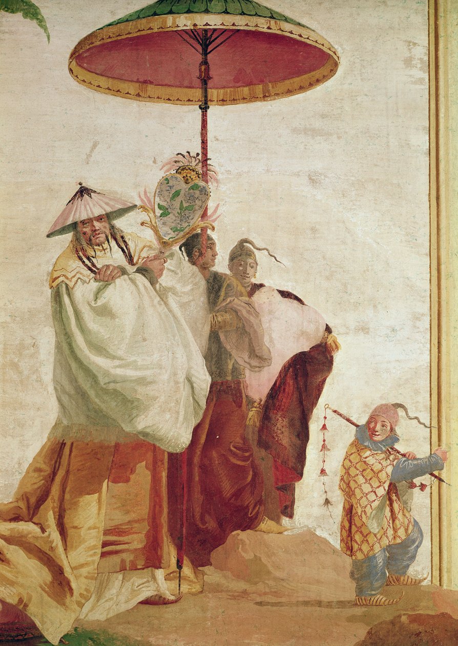 La passeggiata del Mandarino da Giovanni Domenico Tiepolo
