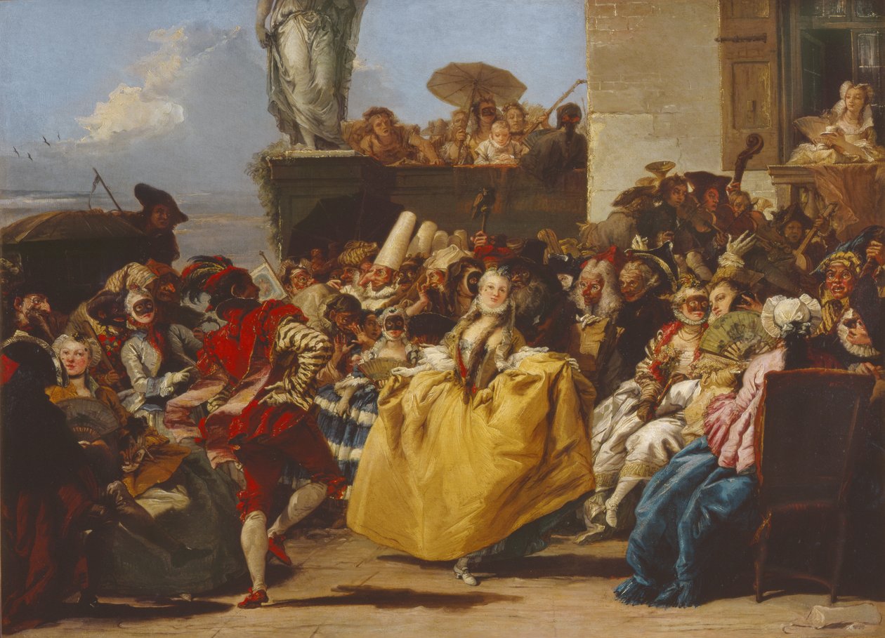 Il minuetto o scena di carnevale da Giovanni Domenico Tiepolo