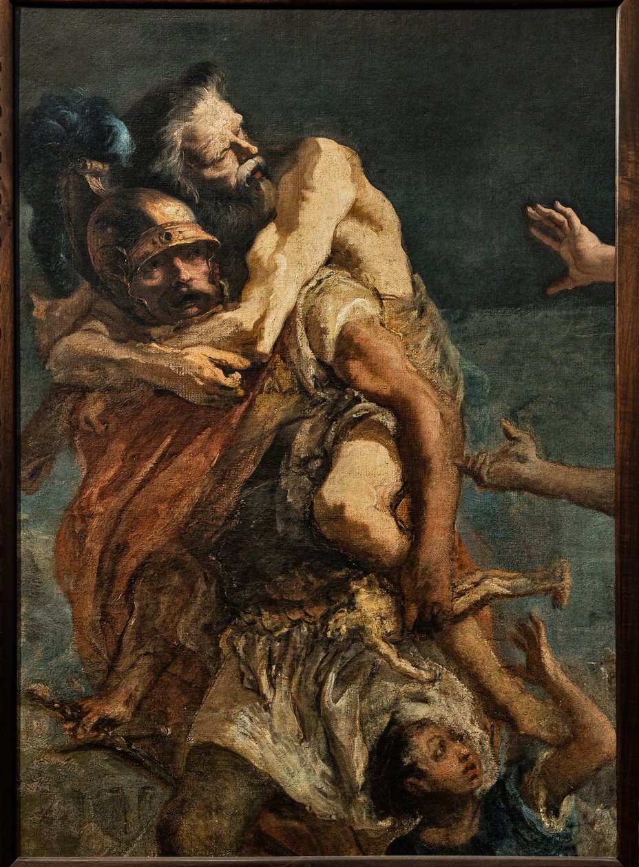 Enea, Anchise e Ascanio, c.1773 da Giandomenico (1727 1804) Tiepolo