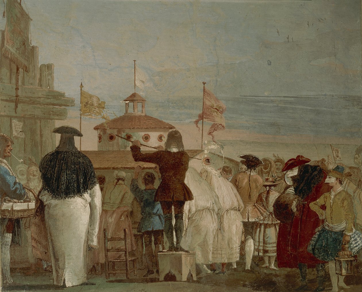 Il nuovo mondo (Carnevale di Venezia) da Giandomenico  Tiepolo
